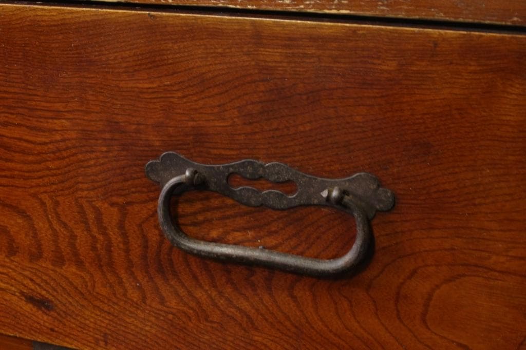 欅材！庄内箪笥・4杯！ 時代箪笥和家具古道具古家具古民藝和モダンローボード古布