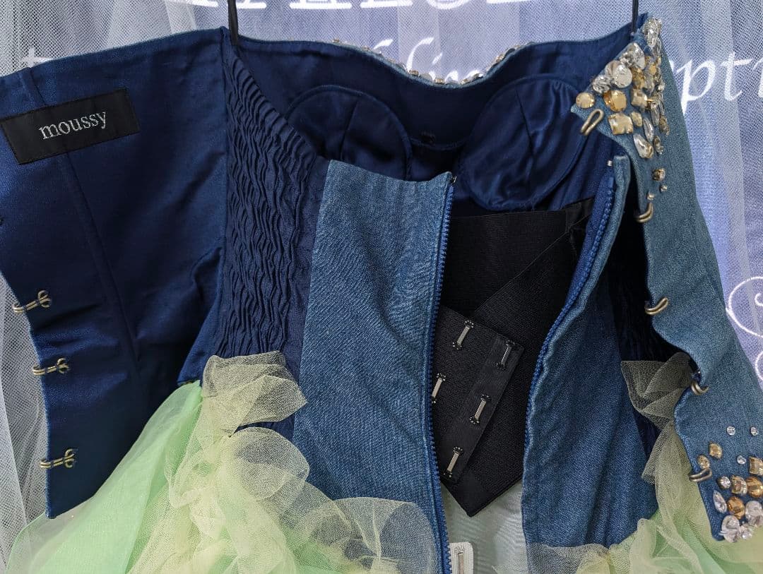 MOUSSY　 カラードレス　2way カラードレス マウジー