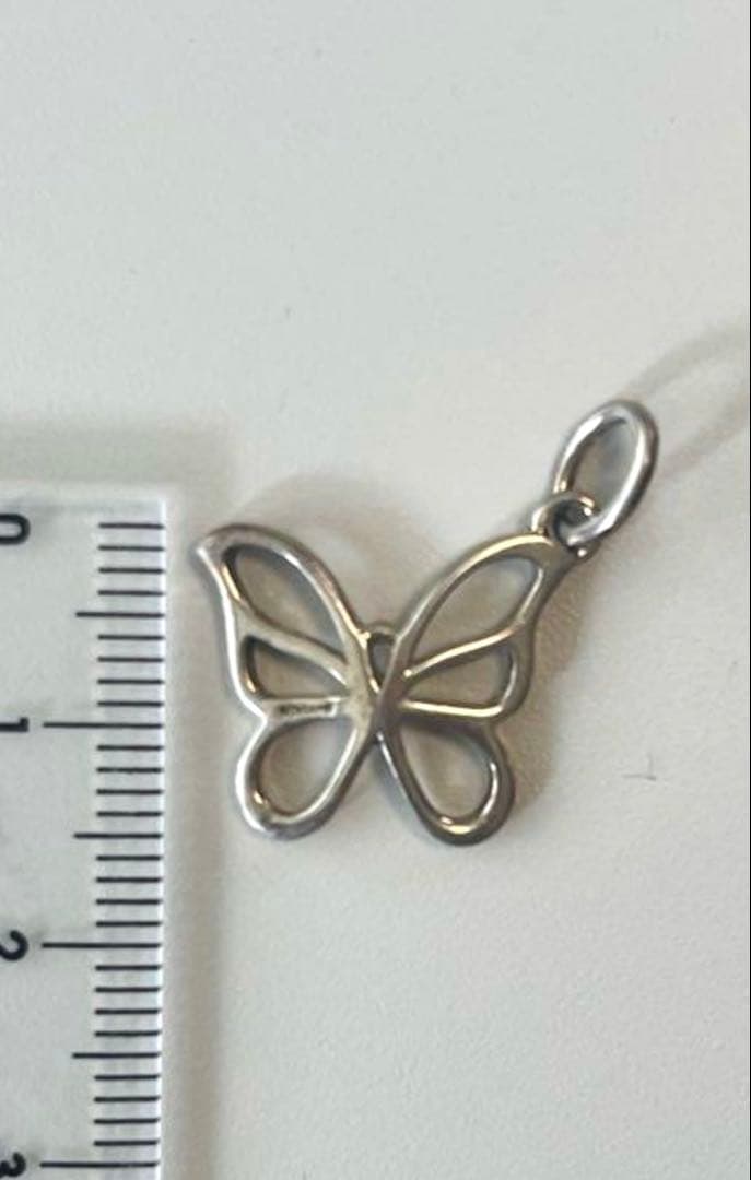 Tiffany&Co.　ティファニー チャーム　蝶　バタフライ　ネックレス