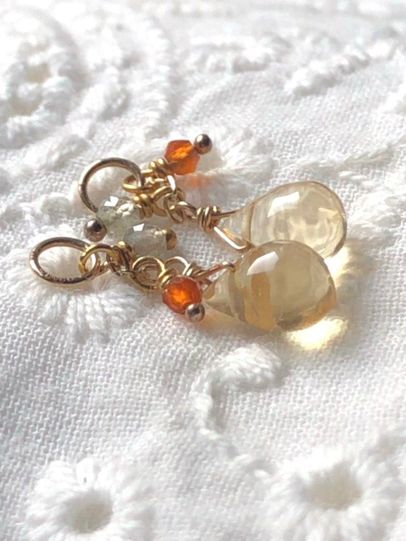 新品☆ ageteK10マルチストーンピアスチャーム