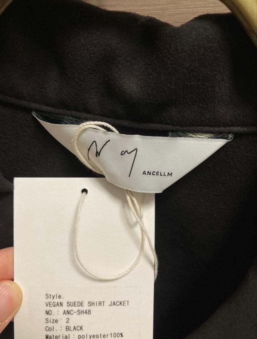 ジャケット・アウター ANCELLM VEGAN SUEDE SHIRT JACKET Size2