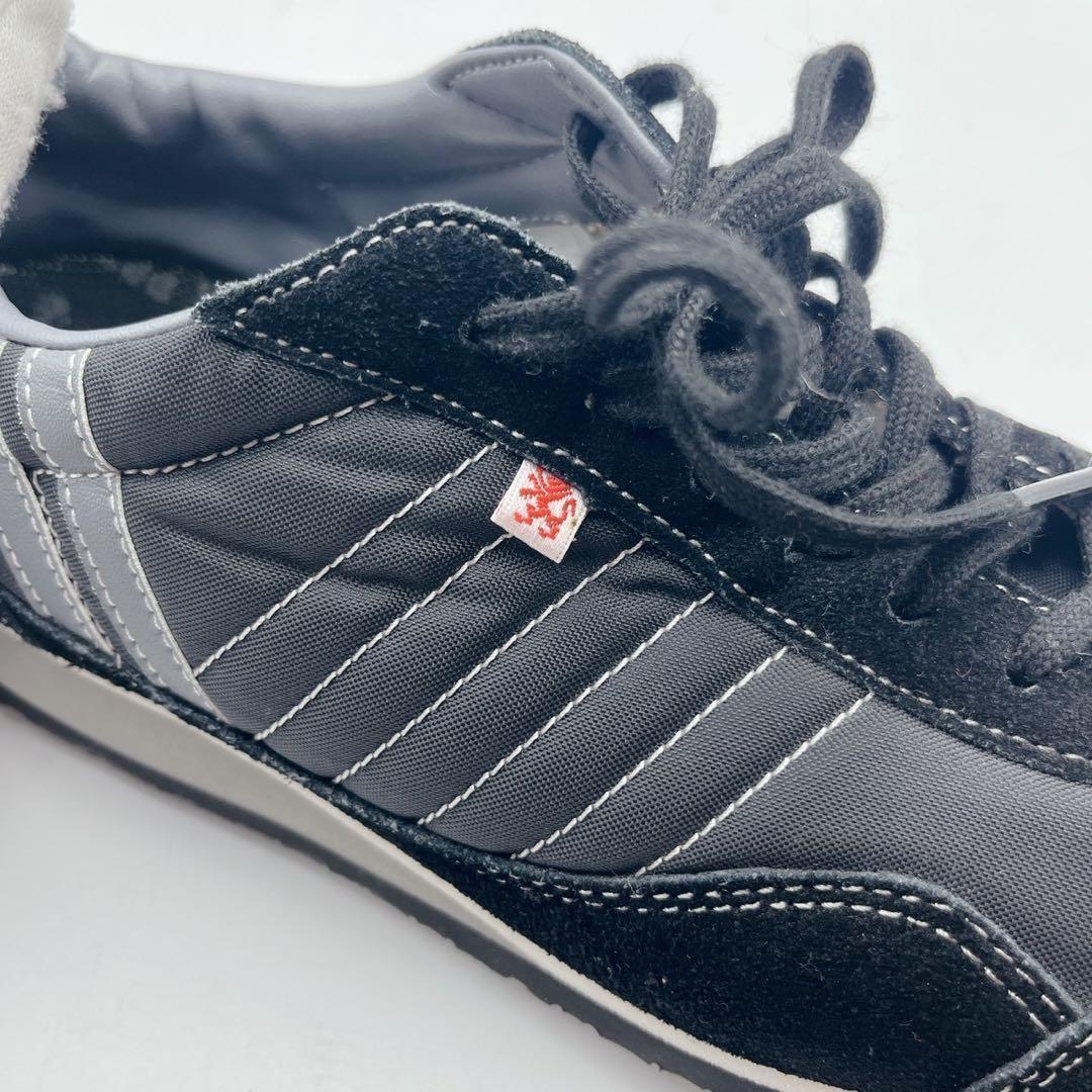 極美品✨PATRICK パトリック スタジアム 黒 スニーカー 39 24.5