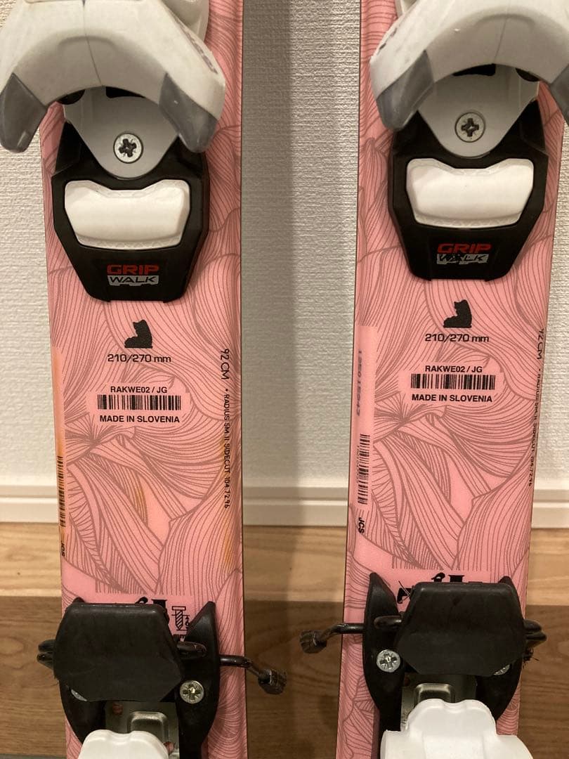 ロシニョール スキー板 92 ピンク