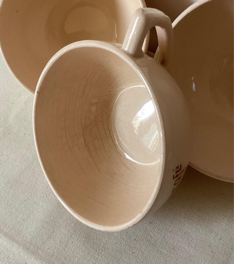 ディゴワン-サルグミンヌ　パウダーピンクのカップ3客　28