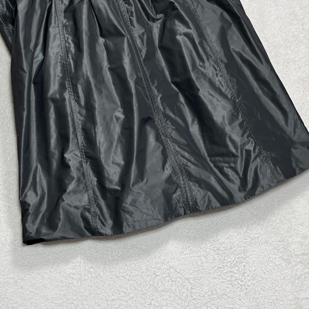 ミンク×レッキスファー トレンチコート メタル釦 ベルト ライナー脱着可