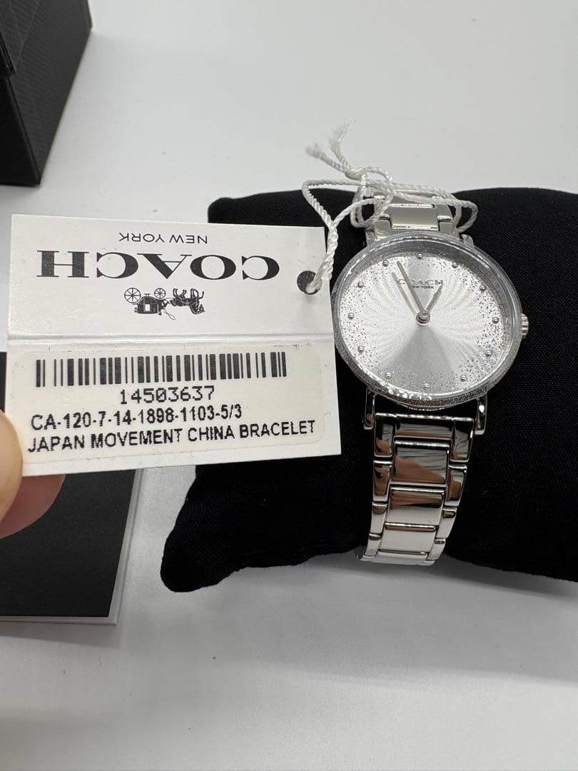 未使用 COACH コーチ レディース腕時計 シルバー 14503637