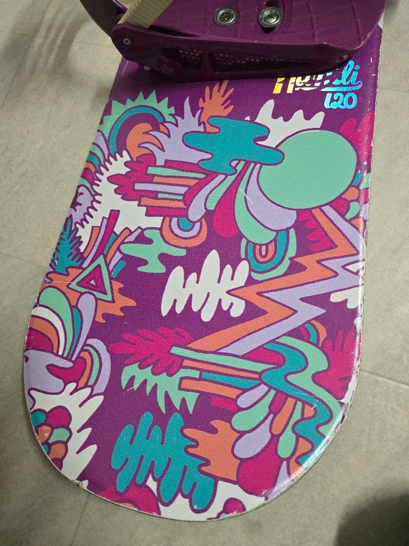 【限定出品】Ｋ２スノーボードセット　GROM PACK 120 ㎝　グロムパック