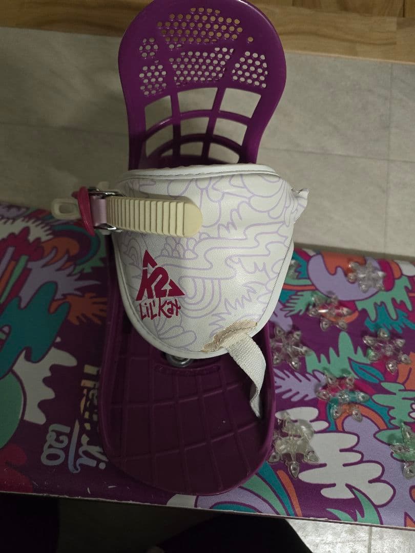 【限定出品】Ｋ２スノーボードセット　GROM PACK 120 ㎝　グロムパック