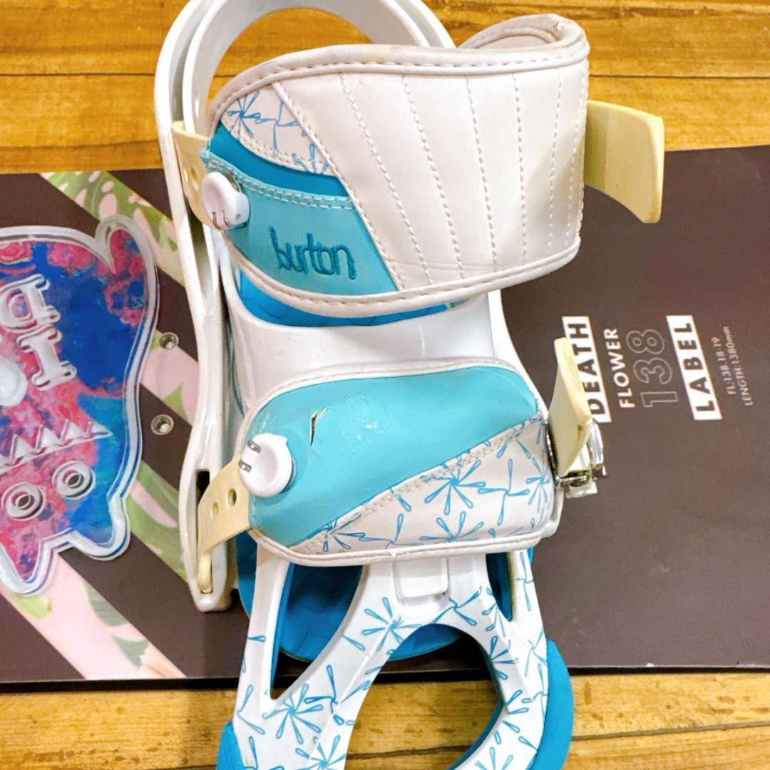 デスレーベル フラワー　スノーボード　 ビンディング付　138cm セット