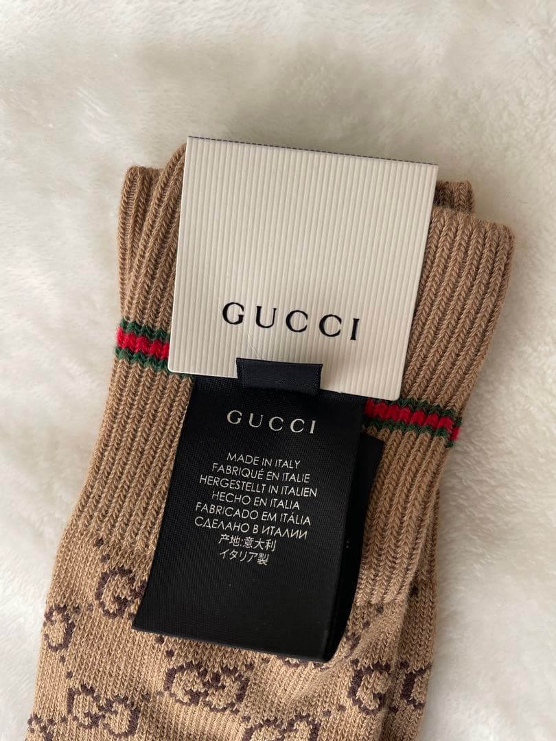 【タグ付き・完全未使用‼️】GUCCI ソックス26-28cm 即日発送