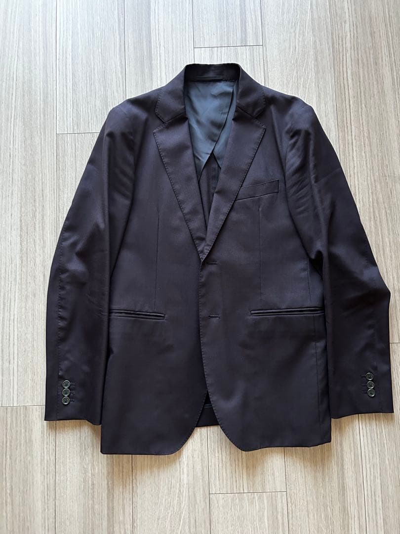 【高級】 トゥモローランド セットアップ スーツ 46 ダークブラウン