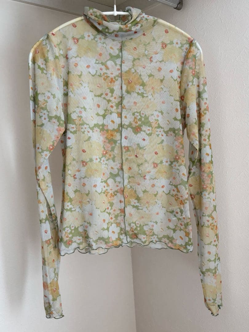 POPPY マーガレットシースルートップス　あさぎーにょ