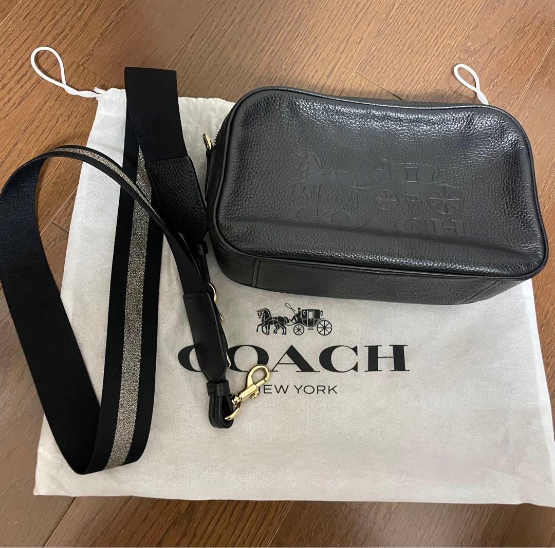 COACH コーチ 馬車ロゴカメラバッグ ショルダーバッグレザー F75818