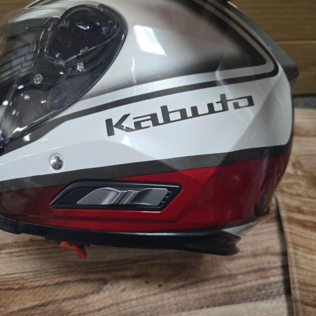 Kabuto ASAGI XL ジェットヘルメット 赤/白