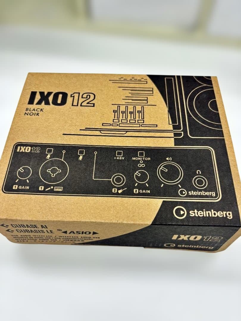 IXO12 B オーディオインターフェース ブラック Steinberg