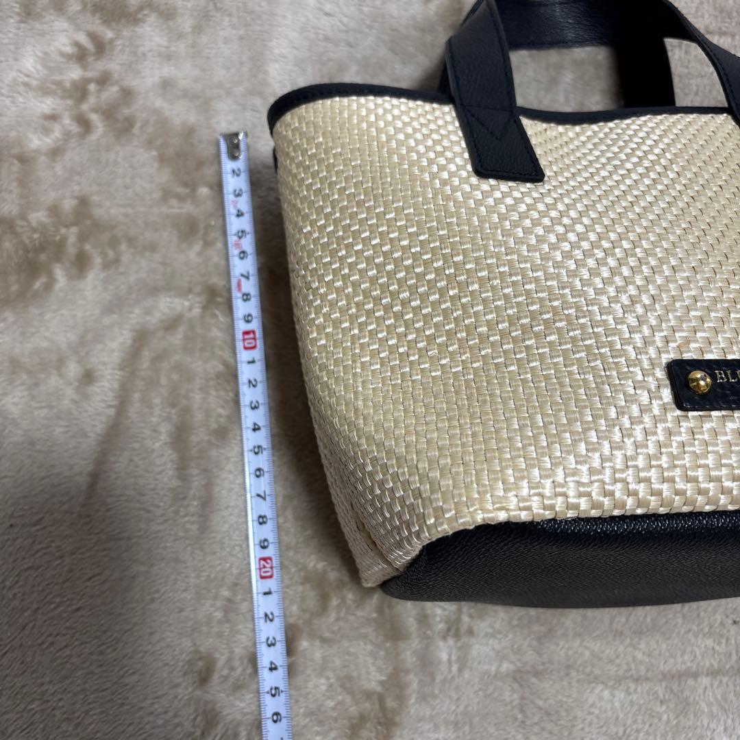 【値下げ】バーバリー　ブルーレーベルクレストブリッジ　カゴバック　チェック