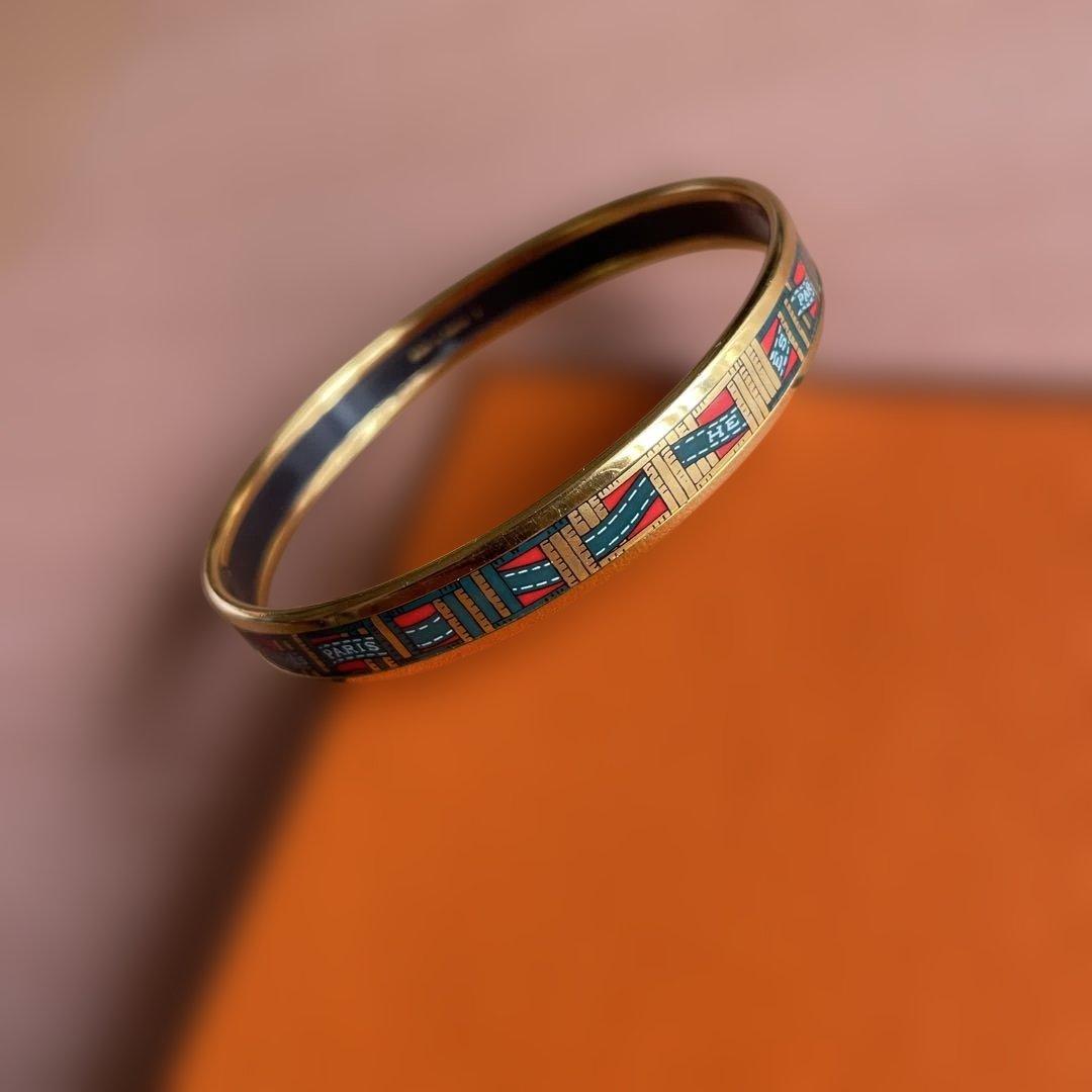 HERMES （エルメス） エマイユ PM 七宝焼き バングルブレスレット