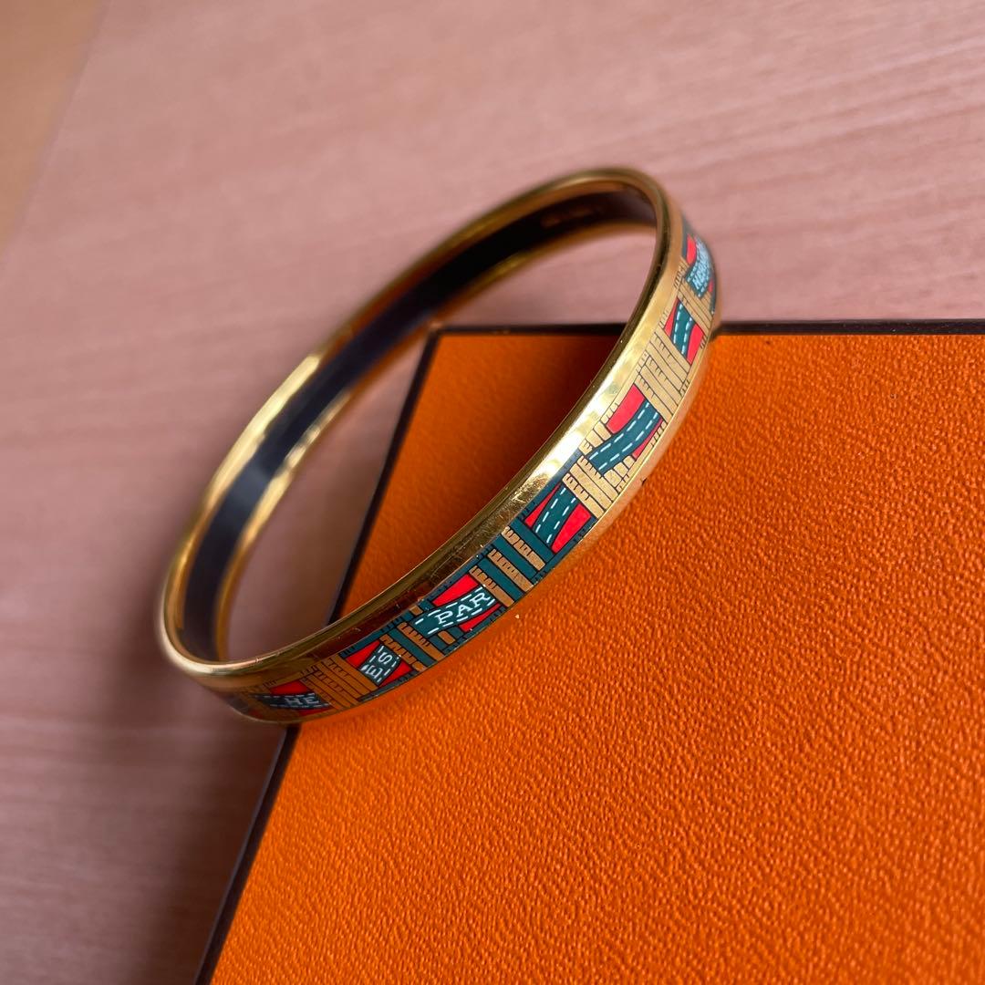 HERMES （エルメス） エマイユ PM 七宝焼き バングルブレスレット