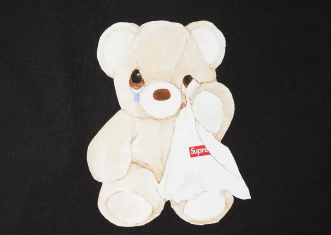 Supreme クマイラスト Tシャツ 黒