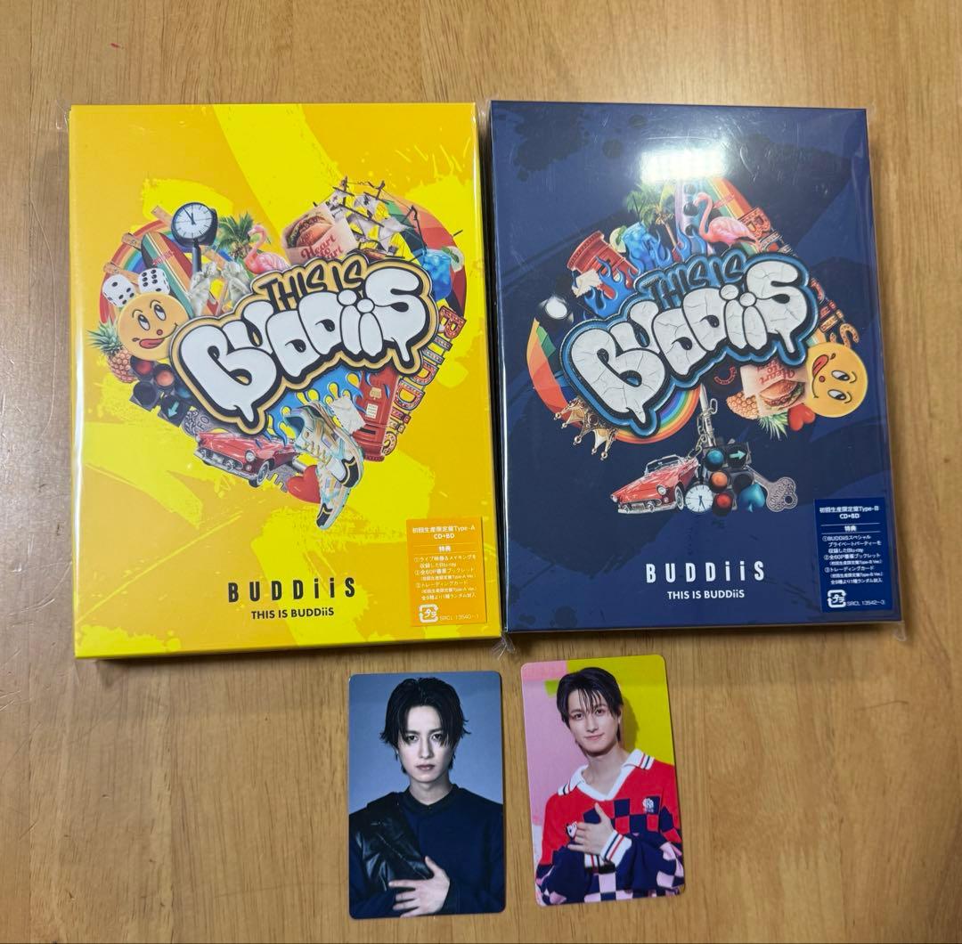 購入特典トレカ付き　THIS IS BUDDiiS 初回生産限定盤　A B