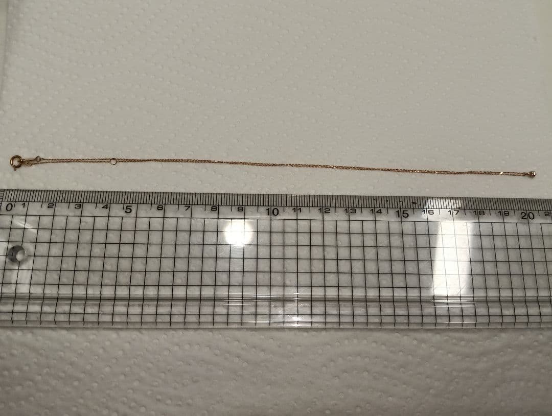 K10PGピンクゴールド一粒ダイヤモンドネックレス0.05ct