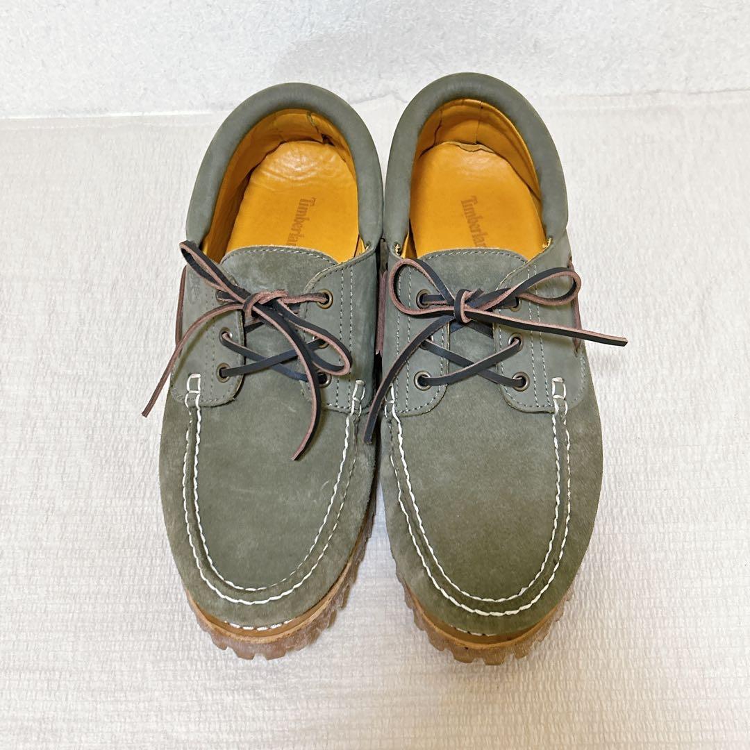 ✨美品 【Timberland】 ティンバーランド 3eye スリーアイ カーキ