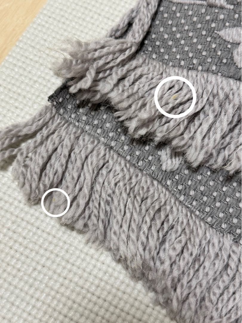 LOUIS VUITTON ルイヴィトン　エシャルプロゴマニアマフラー　グレー