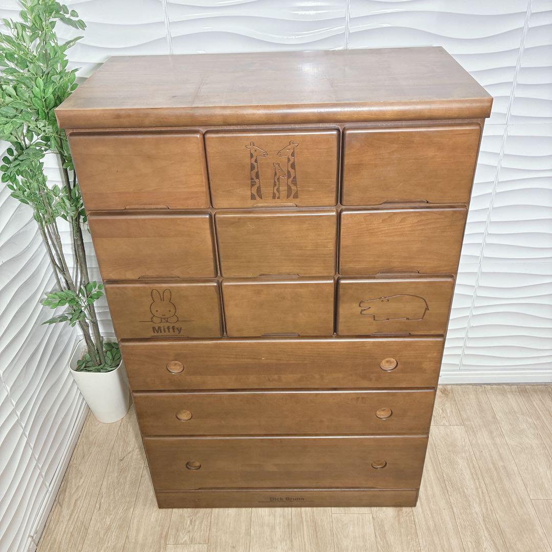 ◇ミッフィーチェスト◇タンス◇天然木◇
