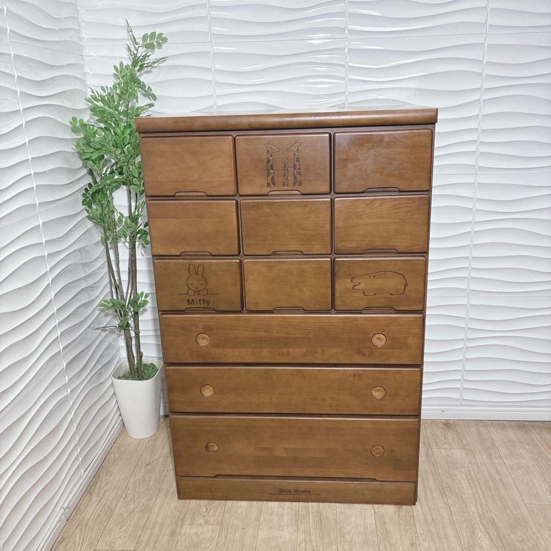 ◇ミッフィーチェスト◇タンス◇天然木◇