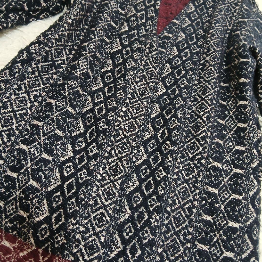 【ne Quittez pas】ウールジャカードラップコート