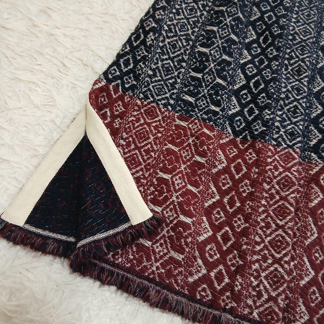 【ne Quittez pas】ウールジャカードラップコート