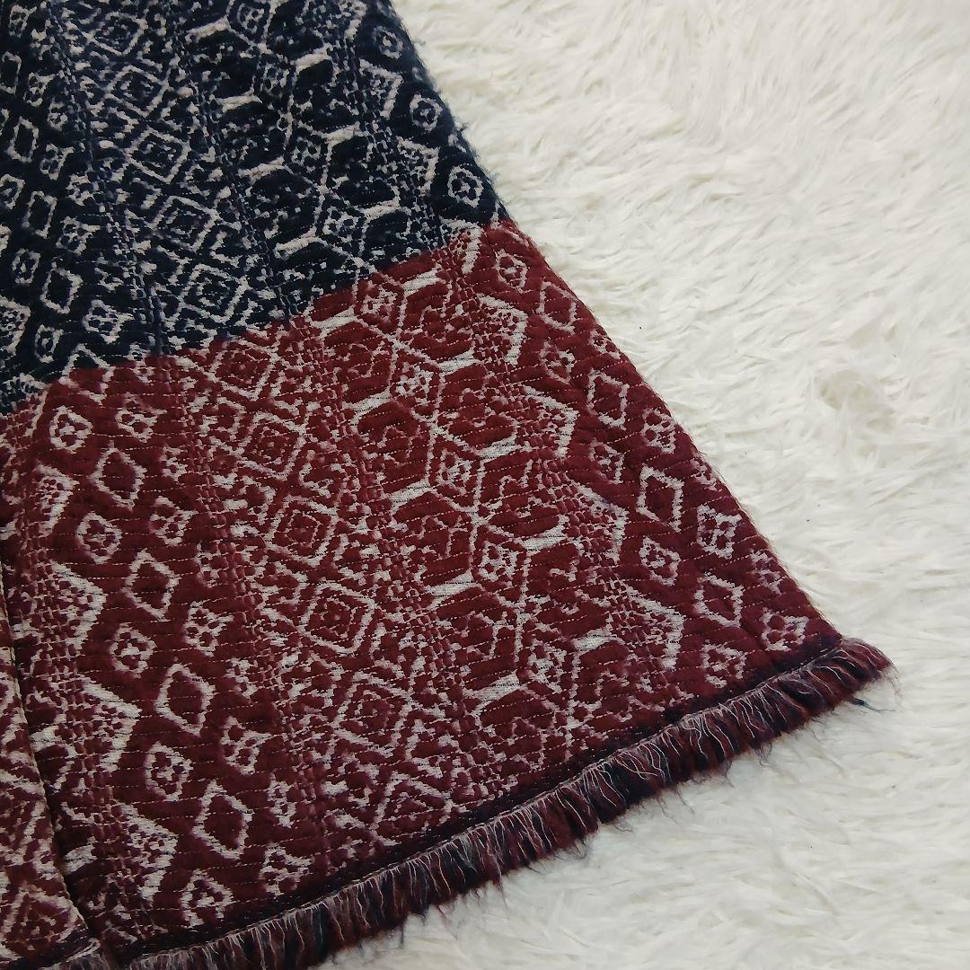 【ne Quittez pas】ウールジャカードラップコート