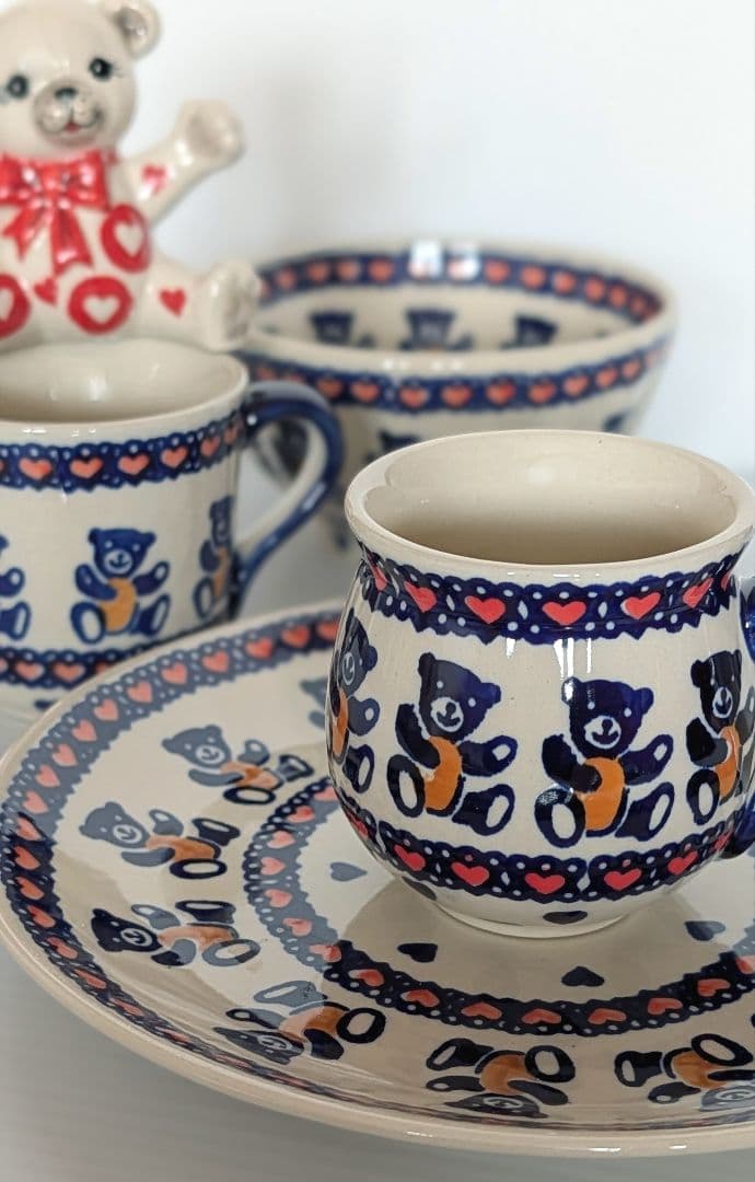 ポーリッシュポタリー 中古 くまセット♡.*・゜