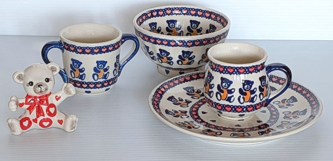 ポーリッシュポタリー 中古 くまセット♡.*・゜