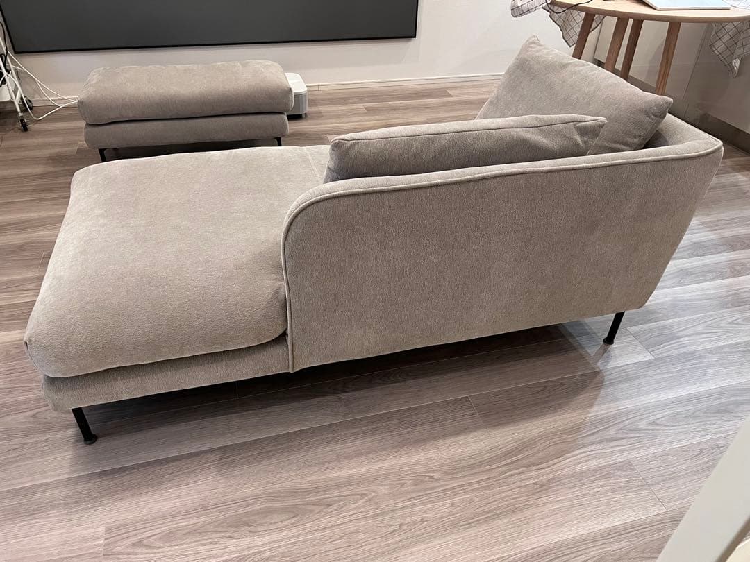 ACTUS アクタス グレー ソファ（同素材オットマン別売あり）