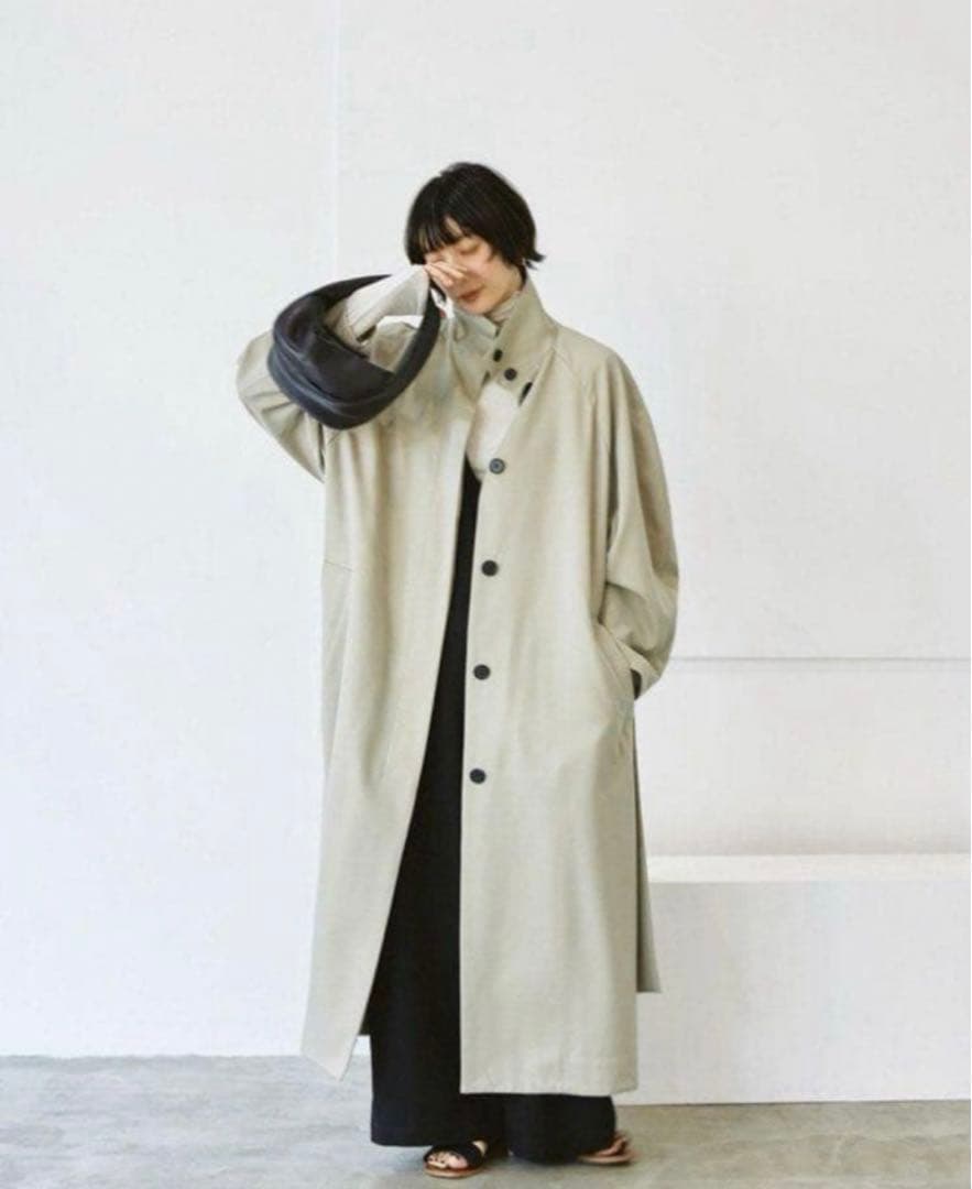 ジャケット・アウター aStandcollar Trench Coat TODAYFUL