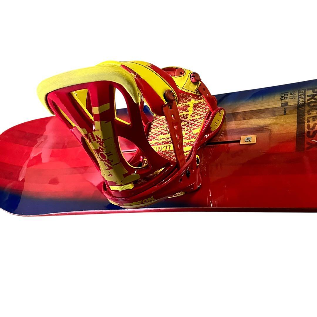 BURTON PROCESS X FLYING-V 155 ビンディング付属