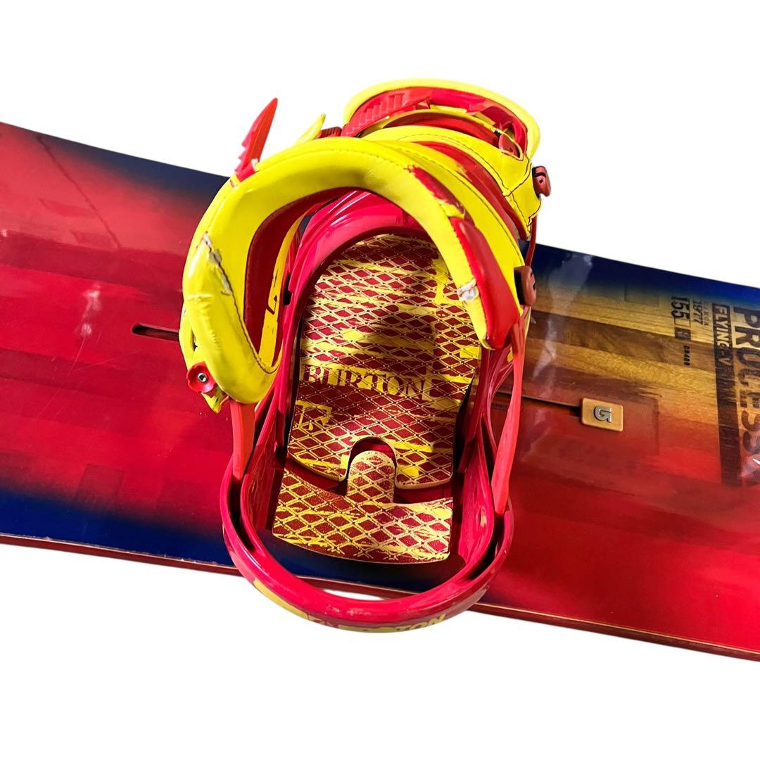 BURTON PROCESS X FLYING-V 155 ビンディング付属