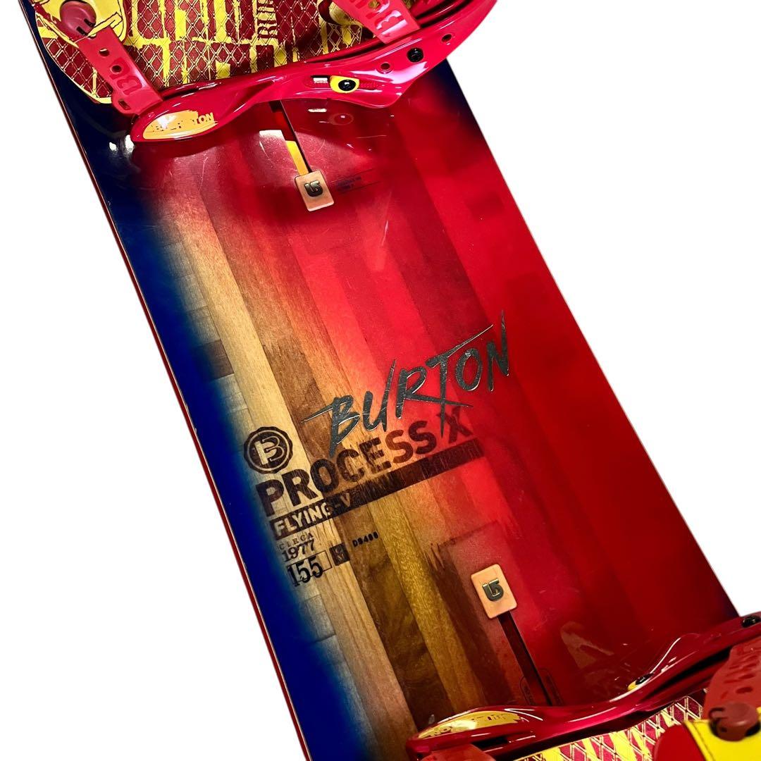 BURTON PROCESS X FLYING-V 155 ビンディング付属