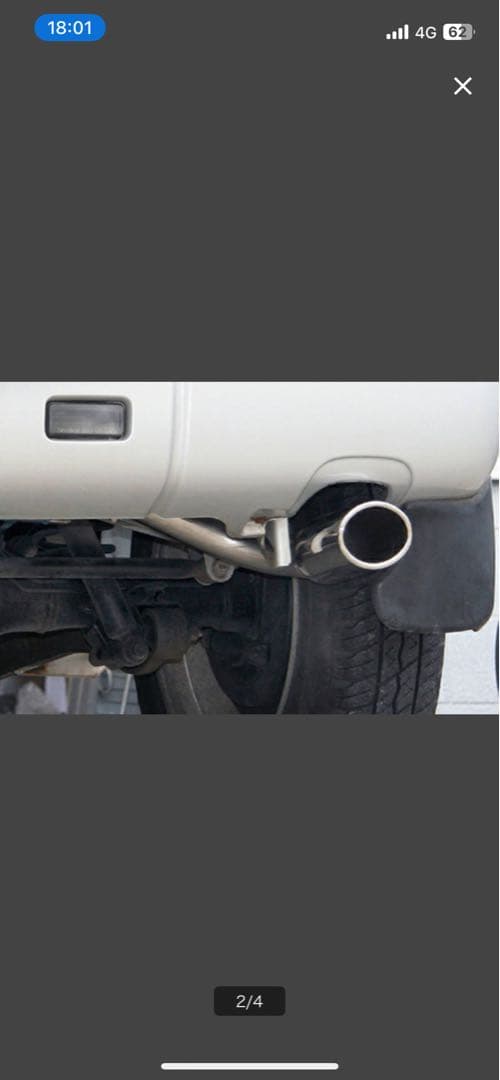 ジムニーjb23 BLUEFIN ステンレス マフラー本体