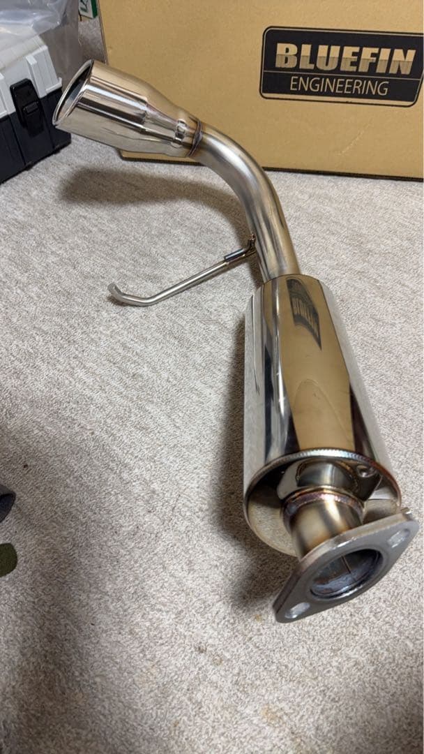 ジムニーjb23 BLUEFIN ステンレス マフラー本体