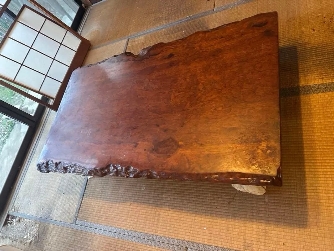 専用　1枚板　座卓　テーブル　アンティーク　一枚板　引き取り限定栃木県佐野市まで