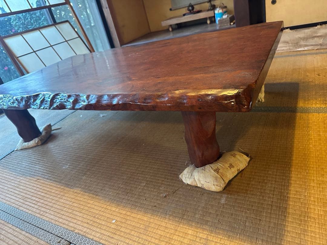 専用　1枚板　座卓　テーブル　アンティーク　一枚板　引き取り限定栃木県佐野市まで