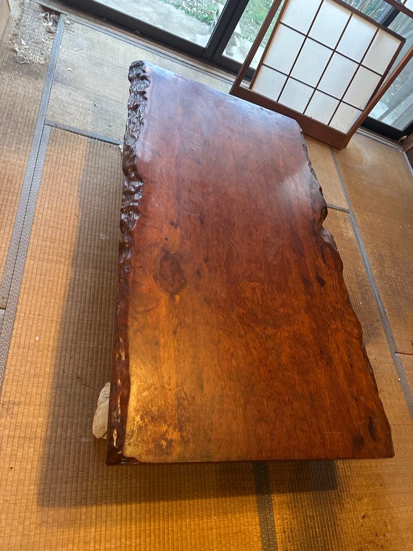 専用　1枚板　座卓　テーブル　アンティーク　一枚板　引き取り限定栃木県佐野市まで