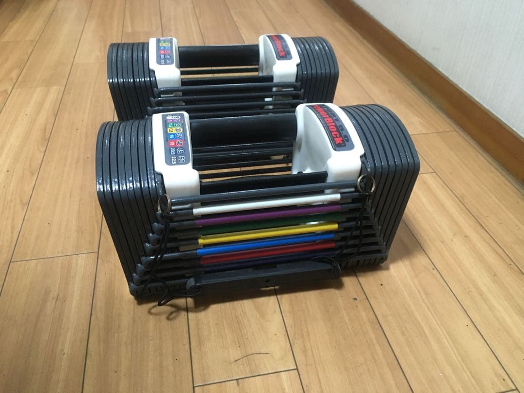 ①POWERBLOCK SPORT5.0パワーブロック ダンベル 23Kg×1個