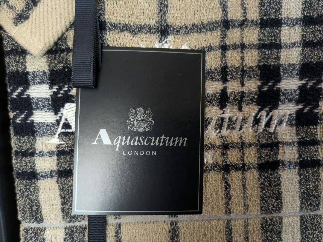 価格修正【新品未使用】Aquascutumアクアスキュータム タオルケット2P