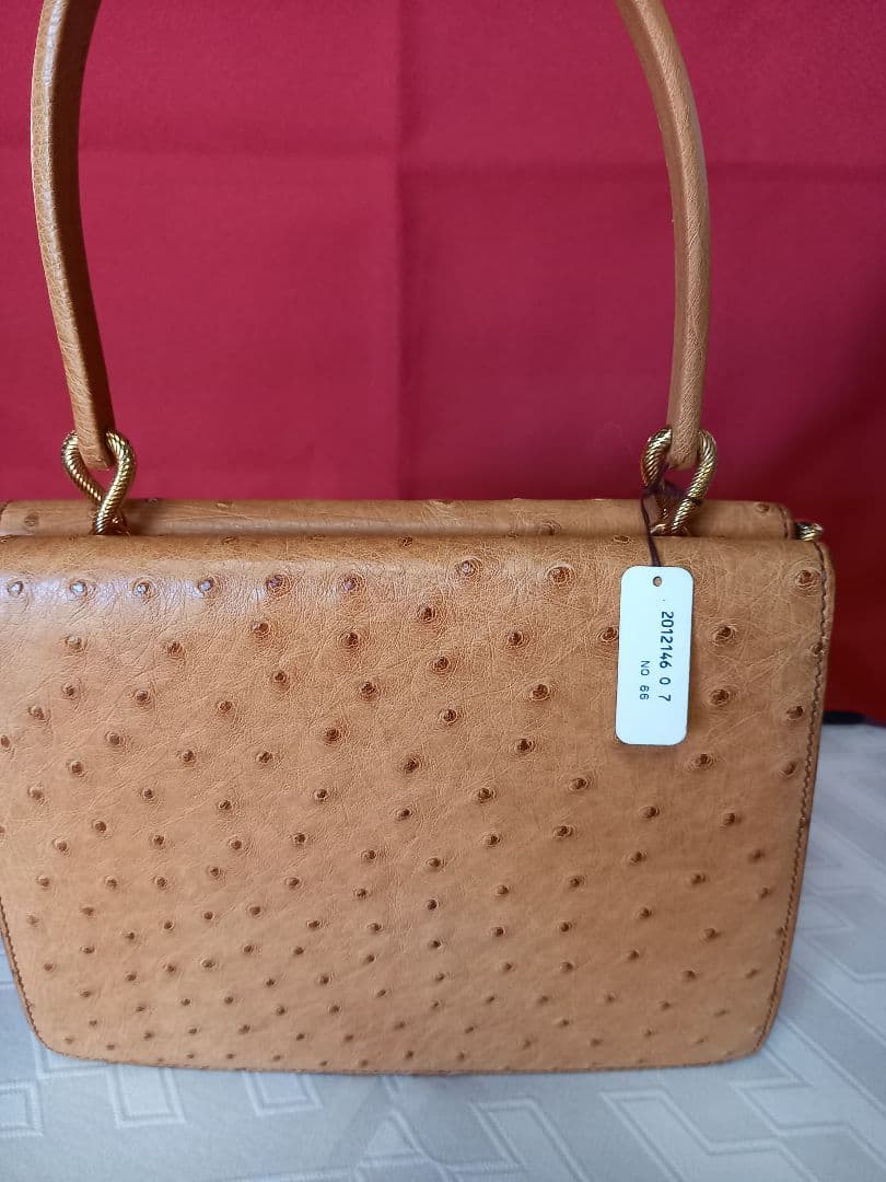 MORABITO　オーストリッチバッグ(ベージュ)