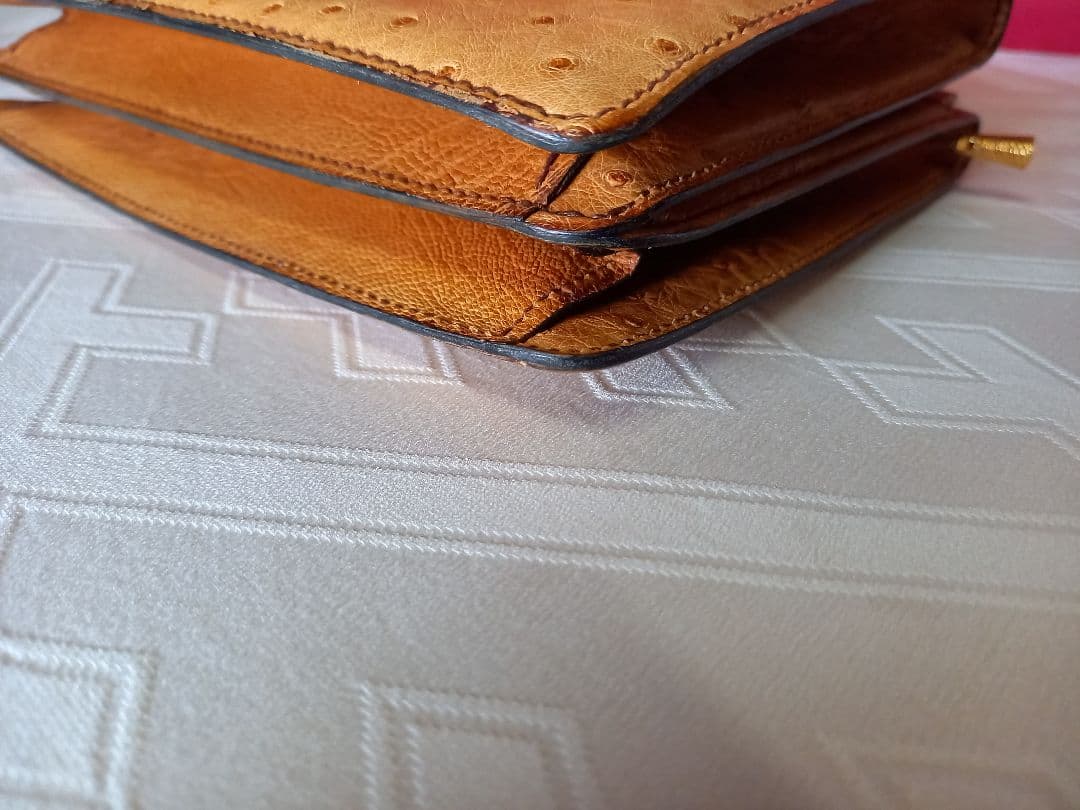 MORABITO　オーストリッチバッグ(ベージュ)