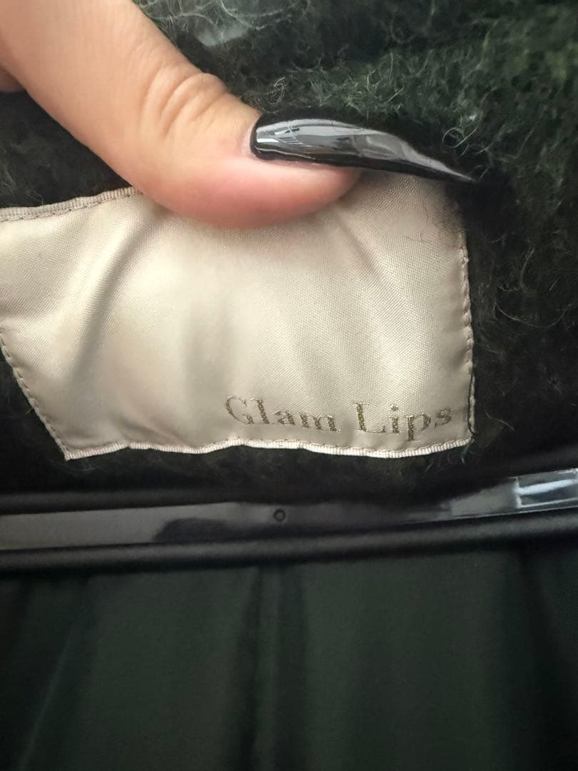 Glam Lips ダークグリーン ロングコート