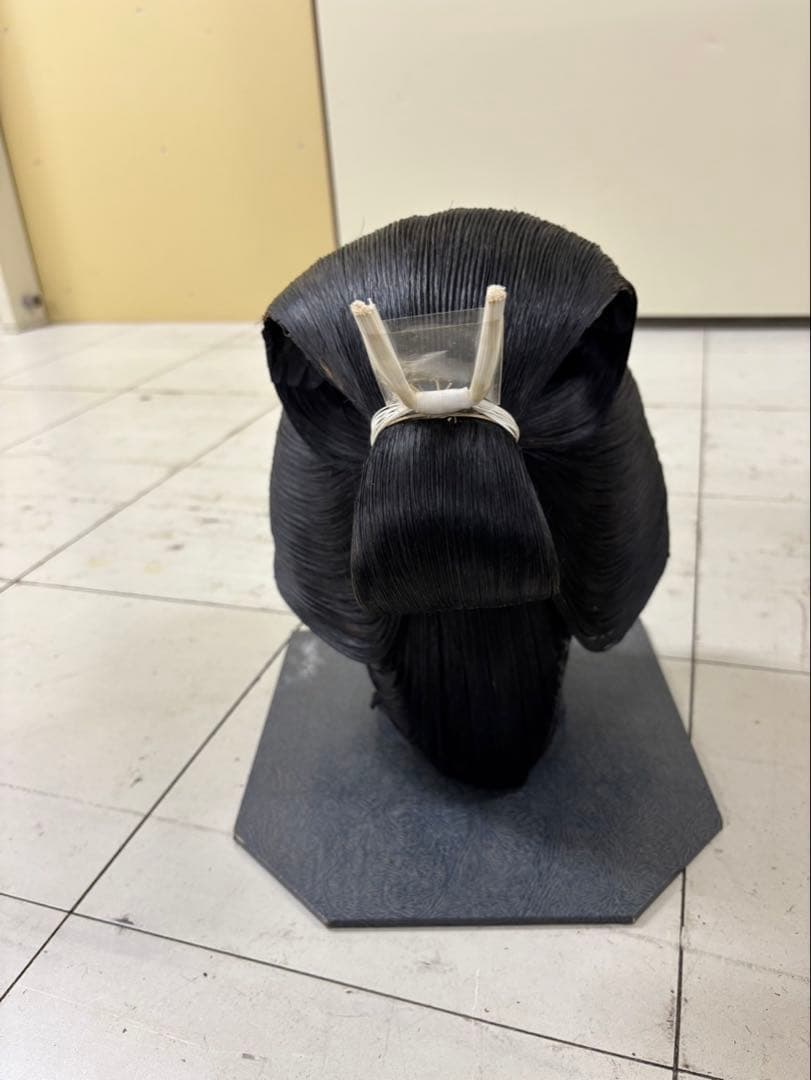 日本舞踊用 黒い髪高島田